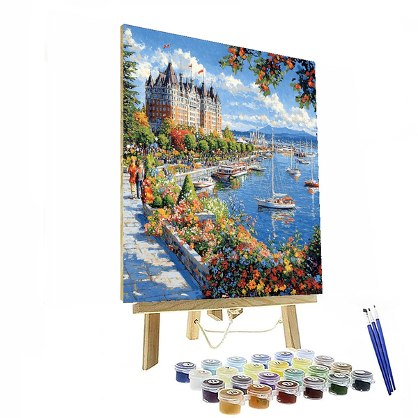 Victoria's Inner Harbour - DIY Painting By Numbers Kit