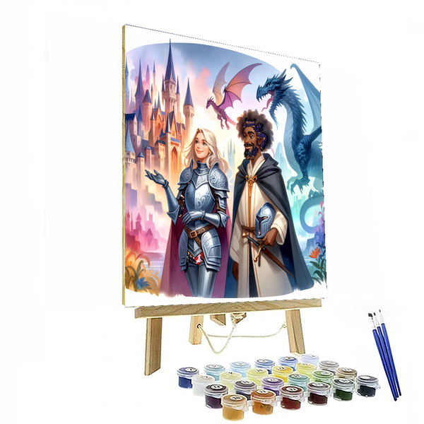 Fantasy Kingdom Quest - DIY Painting By Numbers Kit