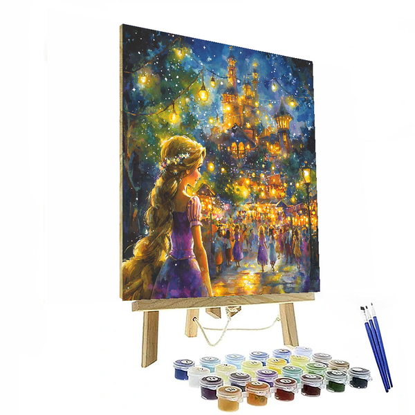 Rapunzel's Radiant Festival - Disney Inspired DIY Painting By Numbers Kit