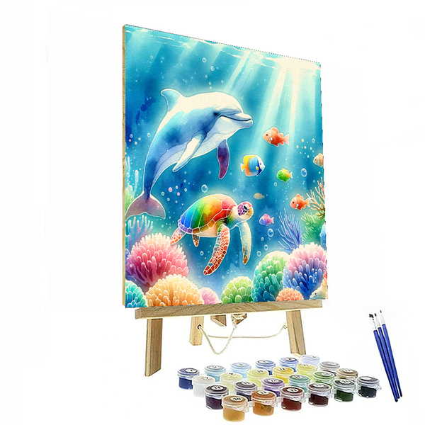 Underwater Ocean Adventure - DIY Painting By Numbers Kit