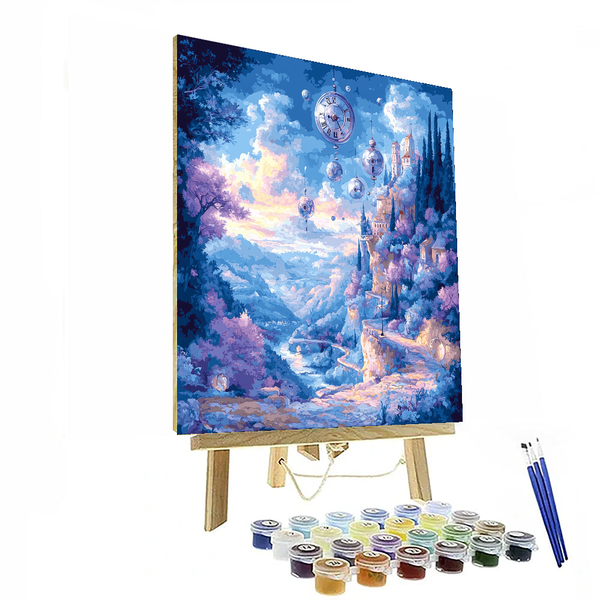 Dali Inspired Surrealist Landscape - DIY Painting By Numbers Kit