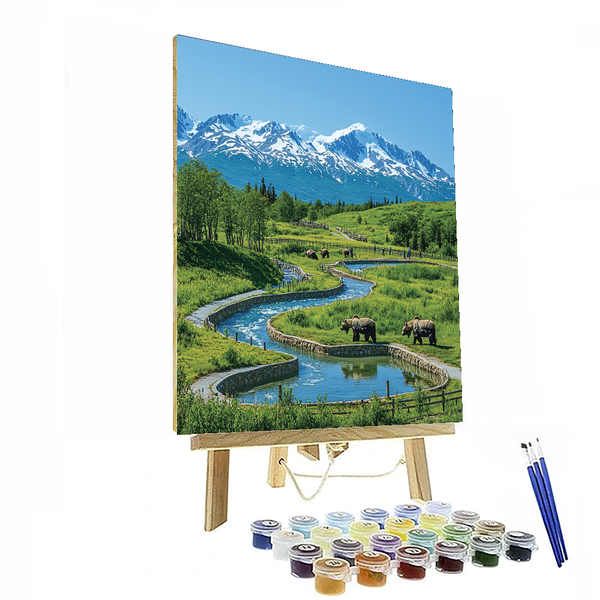 Alaskan Wildlife Conservation Center - DIY Painting By Numbers Kit