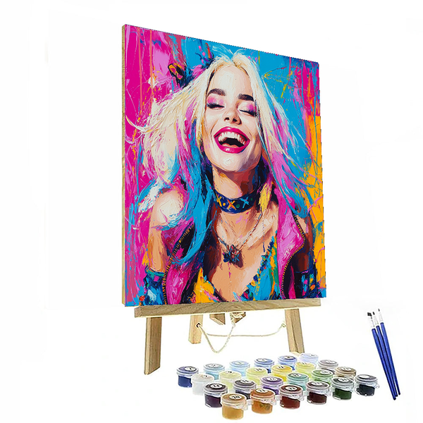 Margot Robbie: Dazzling Beyond the Silver Screen - DIY Painting By Numbers Kit