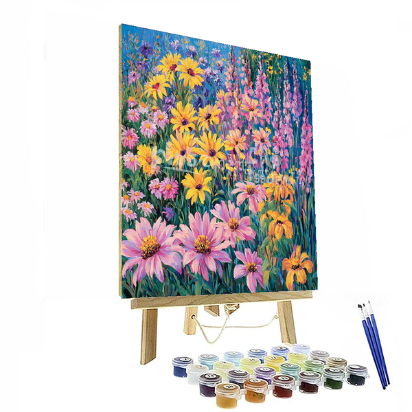 Claude Monet Inspired Vibrant Gardens - DIY Painting By Numbers Kit