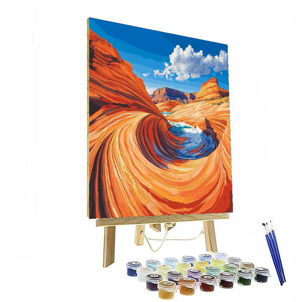 The Wave - DIY Painting By Numbers Kit