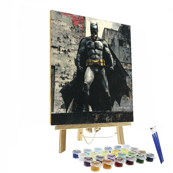 Ben Affleck: The Resilient Hero of Gotham and Beyond - DIY Painting By Numbers Kit