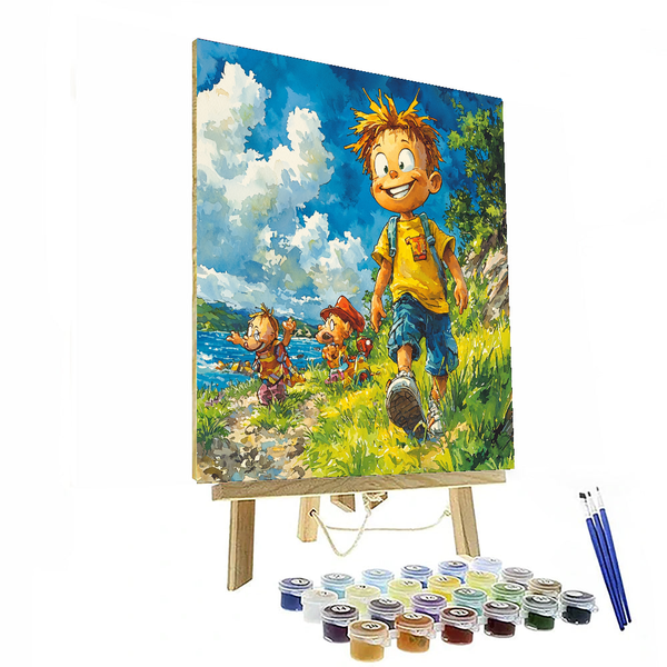 Rugrats Tommy's Playful Adventure - Disney Inspired DIY Painting By Numbers Kit