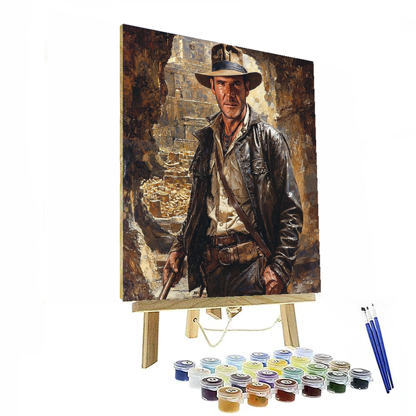 Harrison Ford: The Unyielding Adventurer of Cinema - DIY Painting By Numbers Kit