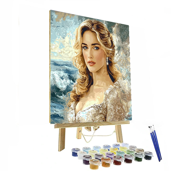 Kate Winslet: From Titanic's Heart to the Stars - DIY Painting By Numbers Kit