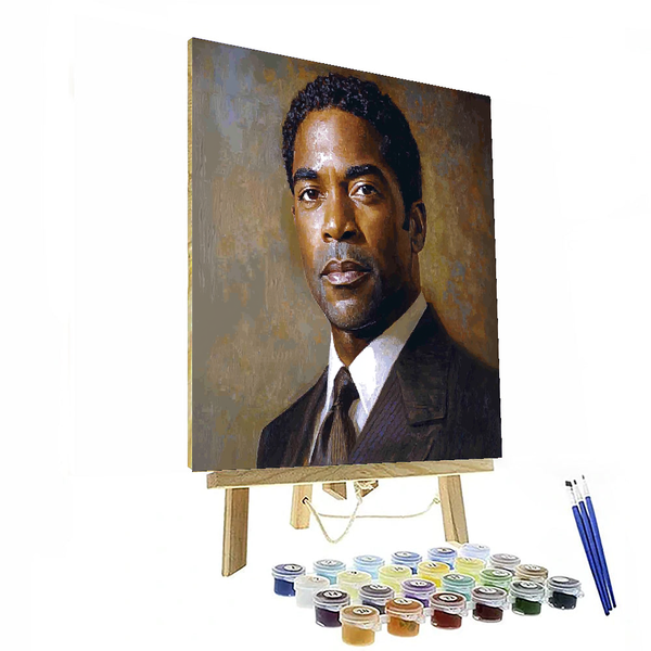 Denzel Washington: The Resonating Voice of Excellence - DIY Painting By Numbers Kit