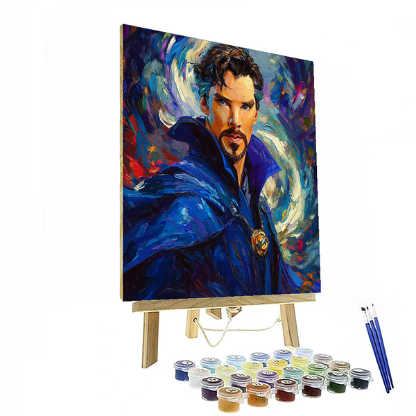 Benedict Cumberbatch: Master of Mystical Marvels - DIY Painting By Numbers Kit