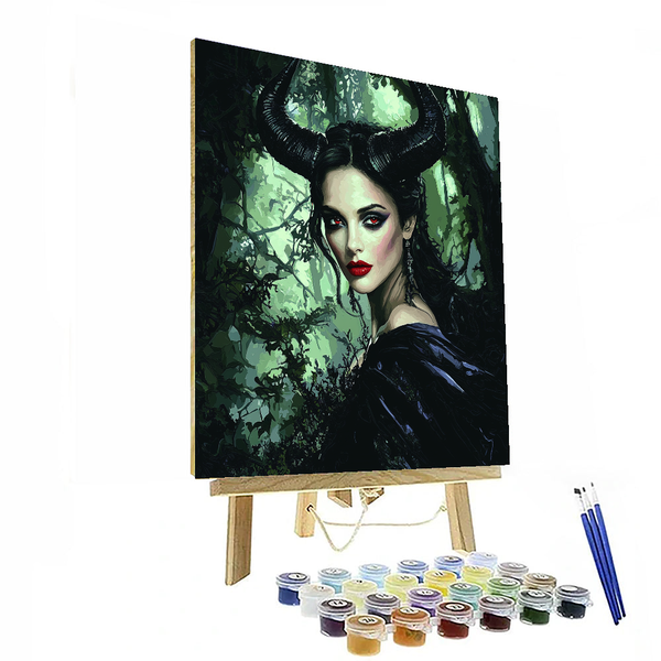 Angelina Jolie: Empress of the Silver Screen - DIY Painting By Numbers Kit