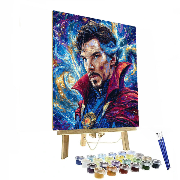 Benedict Cumberbatch: Mystical Elegance of Doctor Strange - DIY Painting By Numbers Kit