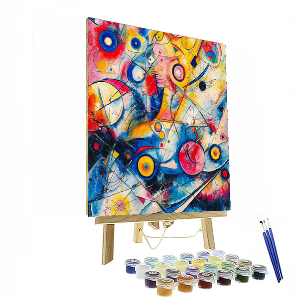 Wassily Kandinsky Inspired Abstract Forest - DIY Painting By Numbers Kit