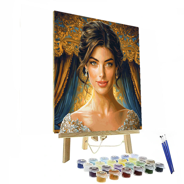 Anne Hathaway: Enchanted Grace and Dramatic Depth - DIY Painting By Numbers Kit