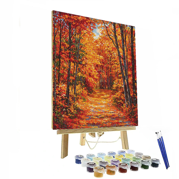 Monet Inspired The Essence of Autumn - DIY Painting By Numbers Kit