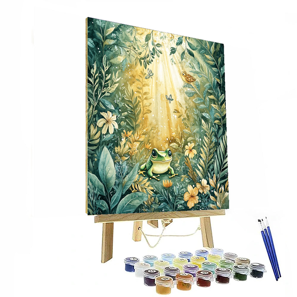 Frog Prince's Enchanted Forest - Disney Inspired DIY Painting By Numbers Kit