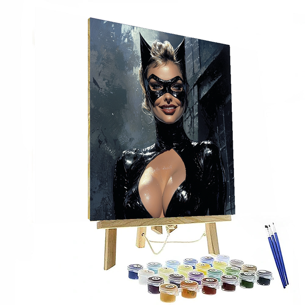 Michelle Pfeiffer: The Timeless Catwoman of Glamour - DIY Painting By Numbers Kit