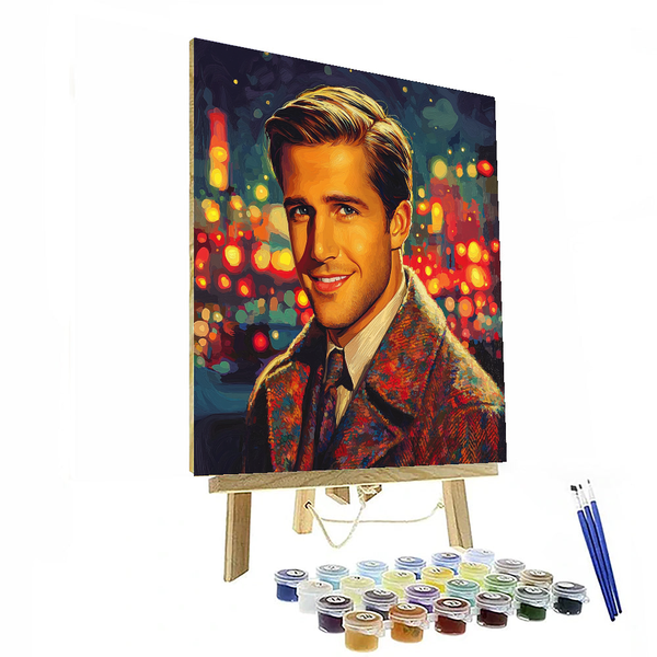 Ryan Gosling: The Melodic Heartthrob of Hollywood - DIY Painting By Numbers Kit