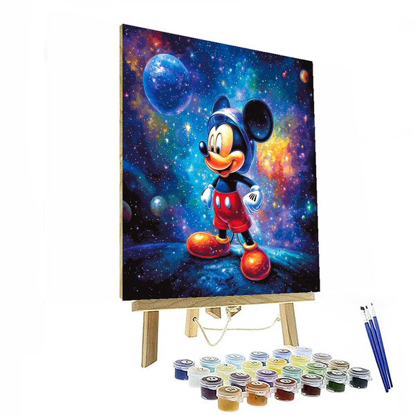 Mickey Mouse Galactic Journey - Disney Inspired DIY Painting By Numbers Kit