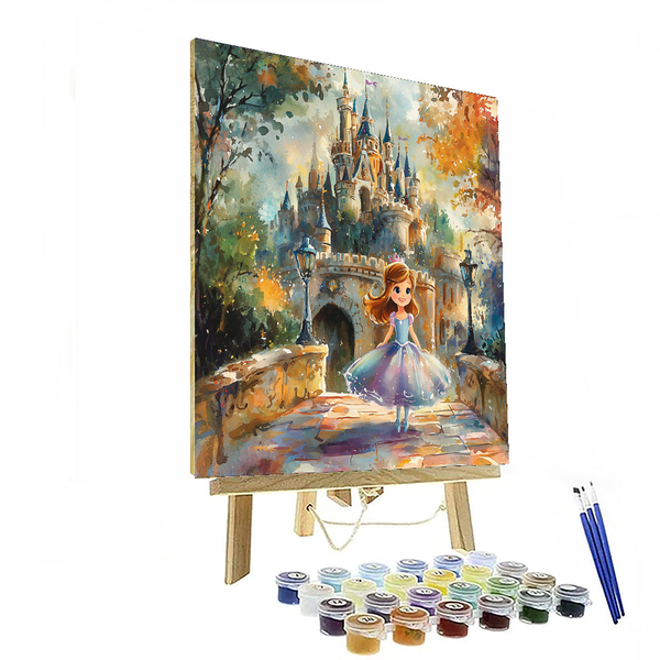 Sofia's Royal Quest - Disney Inspired DIY Painting By Numbers Kit