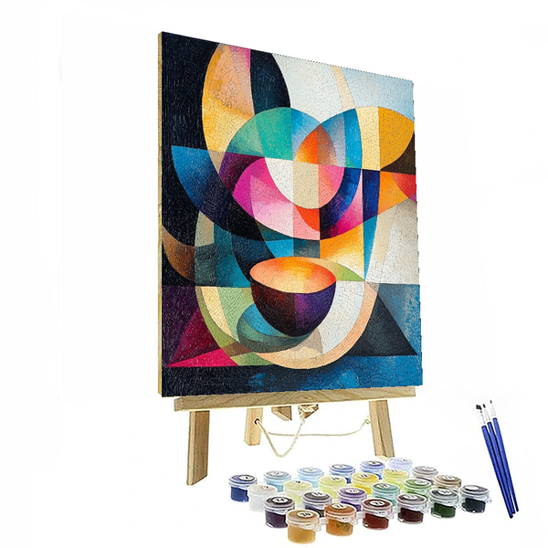 Pablo Picasso Inspired Kaleidoscope Visions - DIY Painting By Numbers Kit