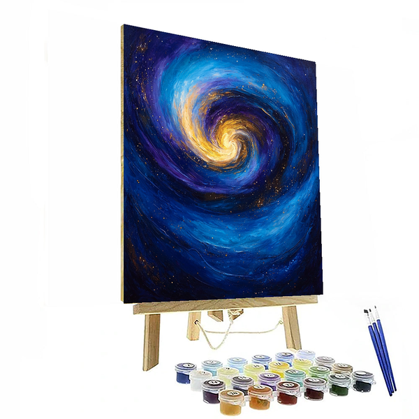 Wassily Kandinsky Inspired Celestial Whirlwind - DIY Painting By Numbers Kit