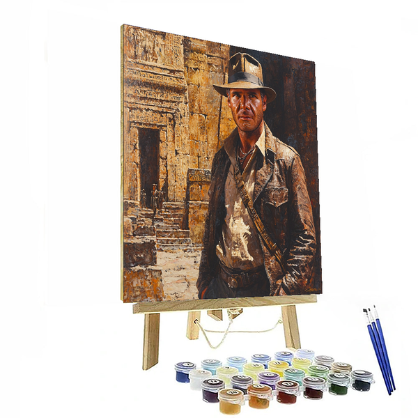 Harrison Ford: Navigating Through Galaxy and Adventure - DIY Painting By Numbers Kit