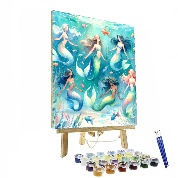 Mermaid Lagoon Adventure - DIY Painting By Numbers Kit