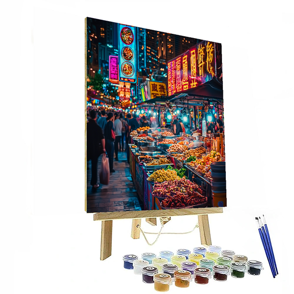 Shilin Night Market - DIY Painting By Numbers Kit