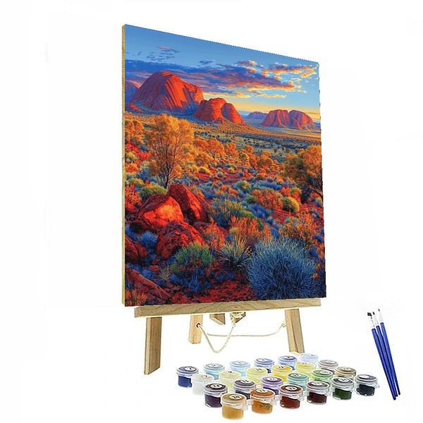 Uluru-Kata Tjuta National Park - DIY Painting By Numbers Kit