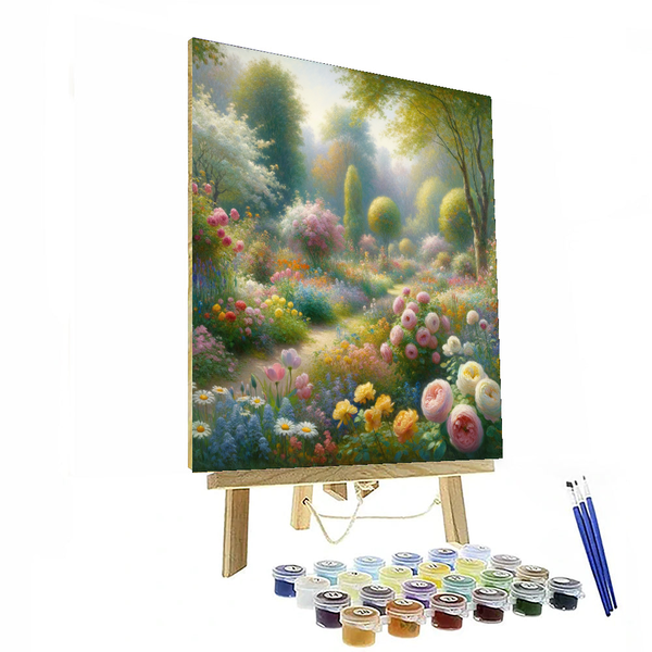 Monet Inspired Garden of Dreams - DIY Painting By Numbers Kit