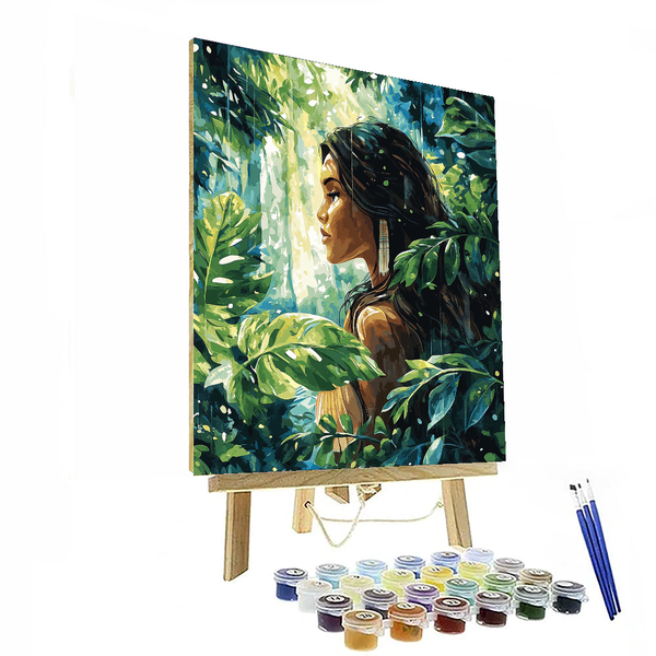 Pocahontas's Nature Adventure - Disney Inspired DIY Painting By Numbers Kit