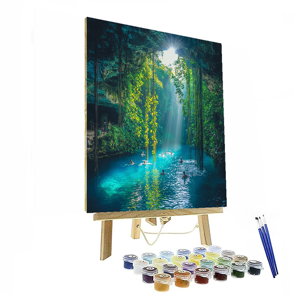 Cenote Ik Kil - DIY Painting By Numbers Kit