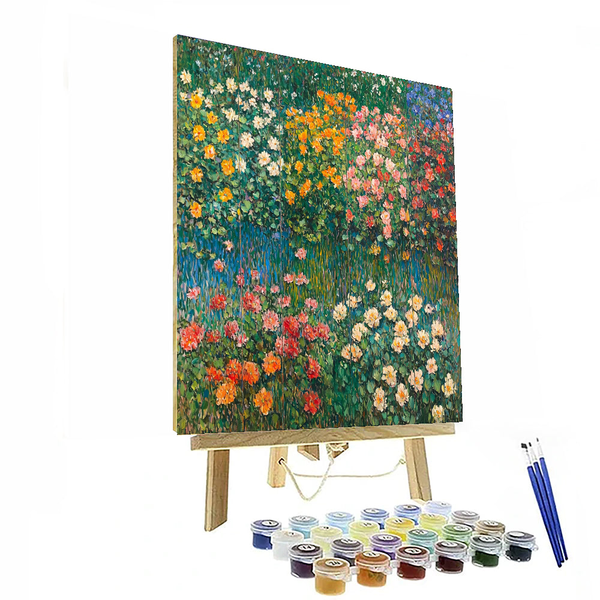 Serenade der Jahreszeiten, inspiriert von Claude Monet – Malen nach Zahlen-Set zum Selbermachen