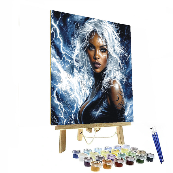 Halle Berry: Fierce and Fabulous Phoenix - DIY Painting By Numbers Kit