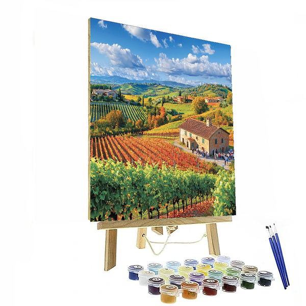 Tuscany Vineyards - DIY Painting By Numbers Kit