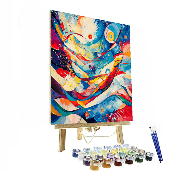 Wassily Kandinsky Inspired Colors of Emotion - DIY Painting By Numbers Kit