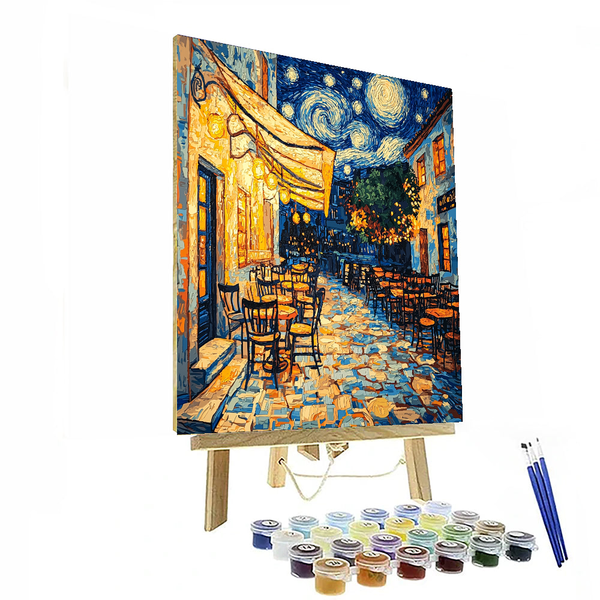 Vincent Van Gogh Inspired Café Vibes - DIY Painting By Numbers Kit