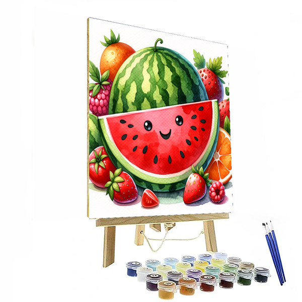 Merry Melon - DIY Painting By Numbers Kit