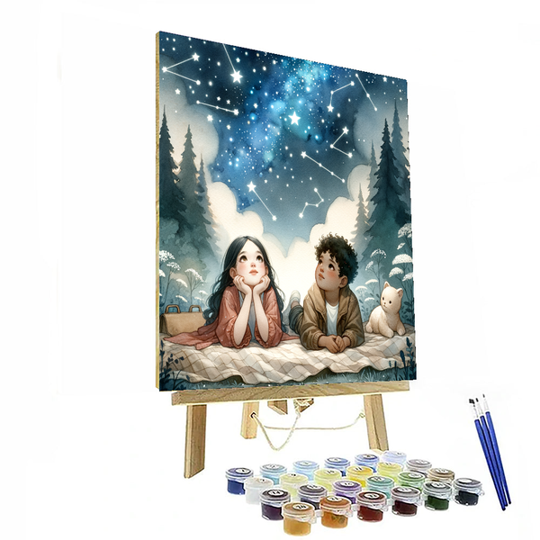 Under the Starlit Sky - DIY Painting By Numbers Kit