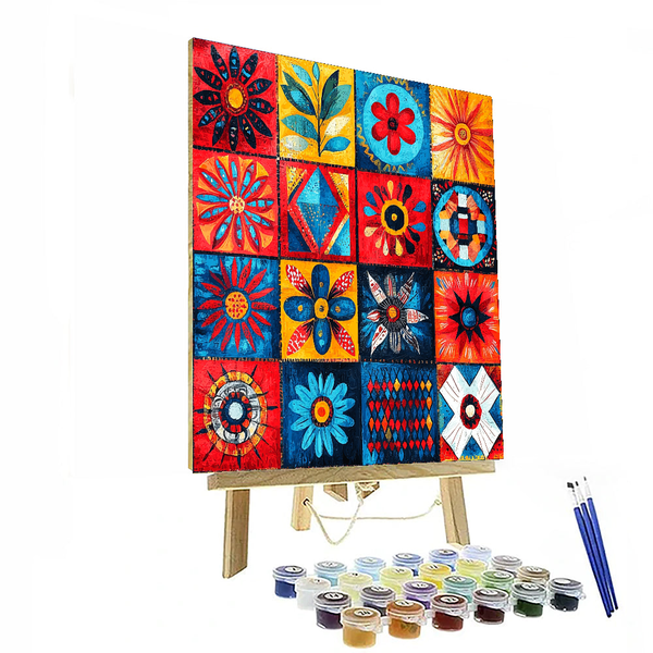 Kandinsky Inspired Cultural Heritage - DIY Painting By Numbers Kit