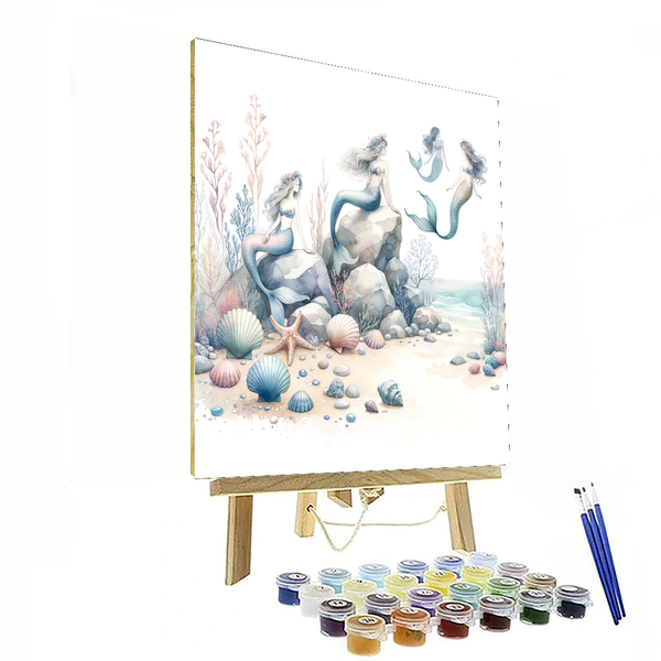 Mermaid Cove Serenity - DIY Painting By Numbers Kit