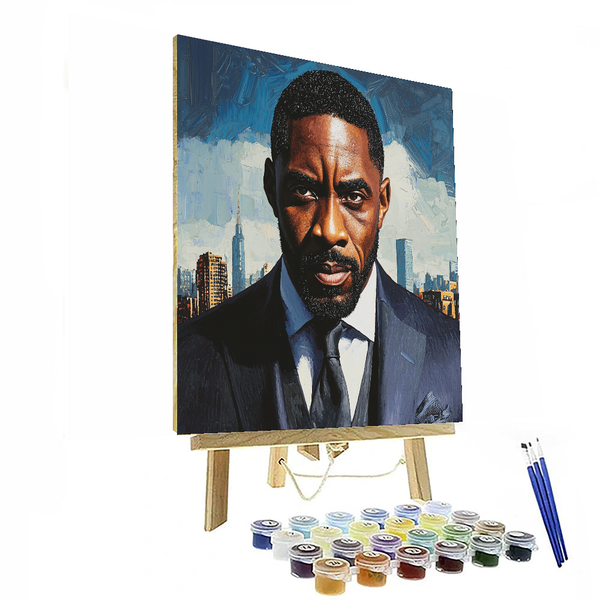 Idris Elba: The Charismatic Guardian of Legends - DIY Painting By Numbers Kit