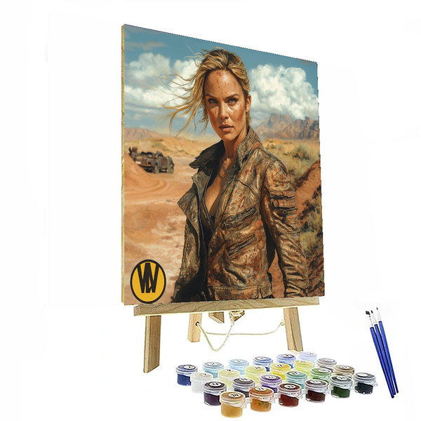 Charlize Theron: Strength and Grace in Every Frame - DIY Painting By Numbers Kit