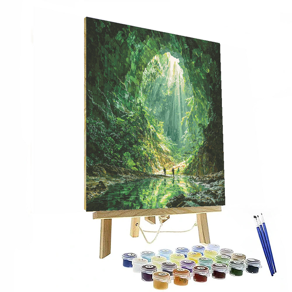 Son Doong Cave - Quang Binh, Vietnam - DIY Painting By Numbers Kit