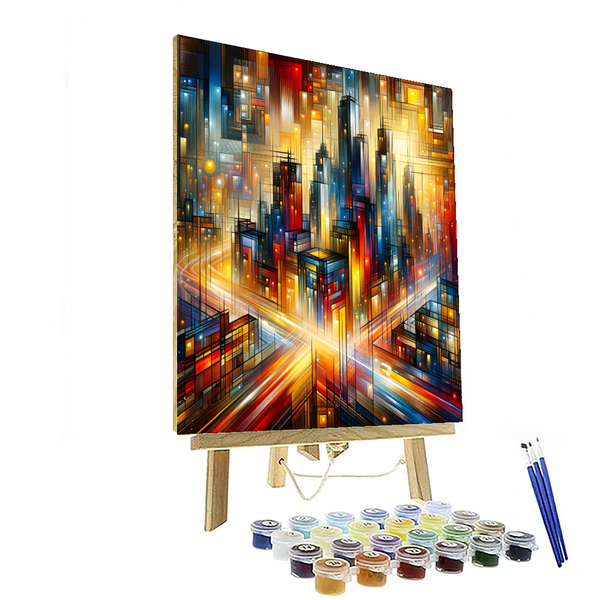 Picasso Inspired Urban Symphony - DIY Painting By Numbers Kit