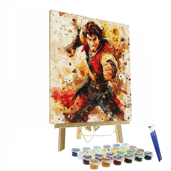 Gaston’s Heroic Challenge - Disney Inspired DIY Painting By Numbers Kit