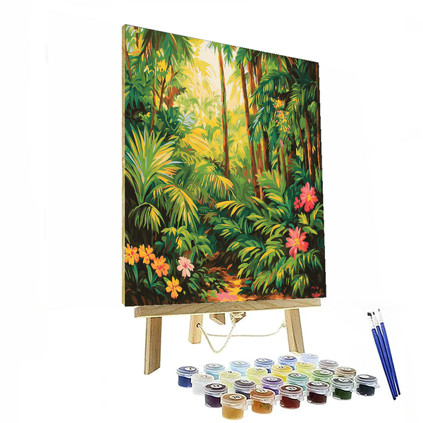 Rousseau Inspired Mystic Jungle - DIY Painting By Numbers Kit