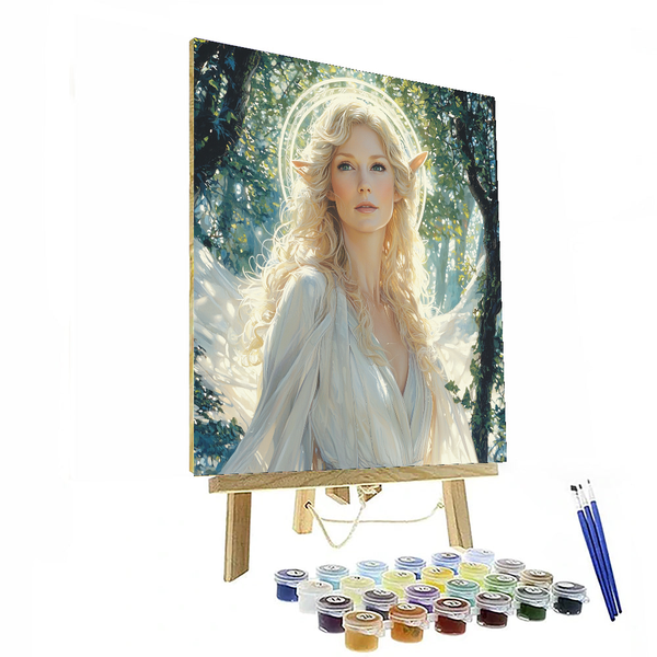 Cate Blanchett: The Ethereal Elegance of Galadriel - DIY Painting By Numbers Kit